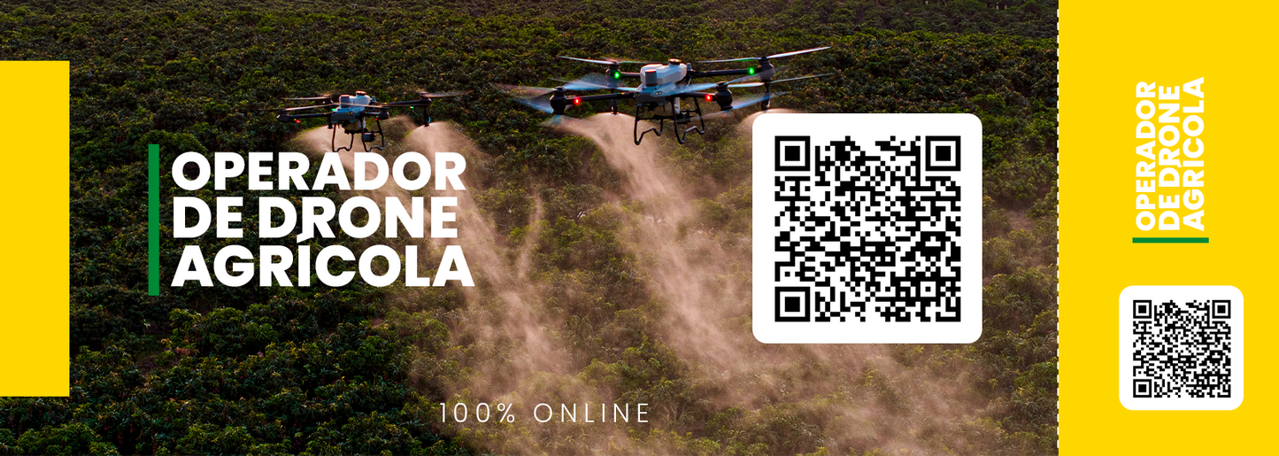 Curso de Operador de Drones Agrícolas On-line - Vista Agrotech