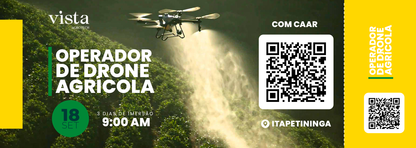 2º Curso Presencial de Operador de Drone Agrícola em Itapetininga - SP