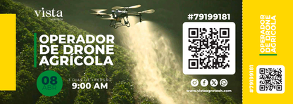 Curso de Operador de Drones Agrícolas On-line - Vista Agrotech